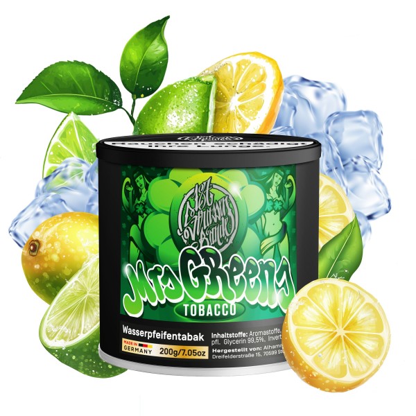 187 Shisha Tabak (200g) - Mrs Green