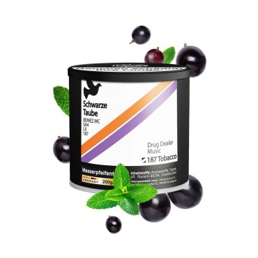 187 Shisha Tabak (200g) - AMG Schwarze Traube