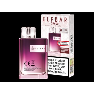 ELF BAR CR600 - Strawberry Raspberry Cherry