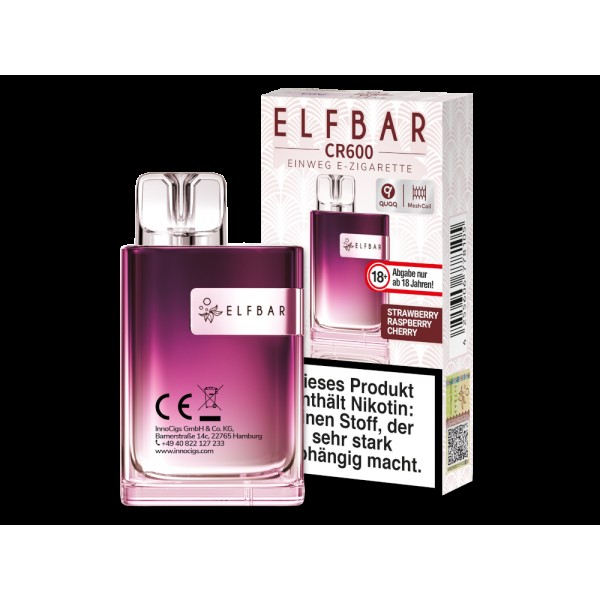 ELF BAR CR600 - Strawberry Raspberry Cherry