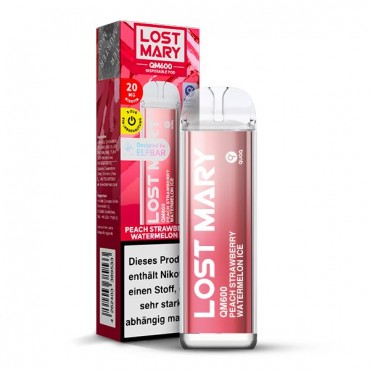 Elfbar Lost Mary QM600 - Peach Strawberry Watermelon