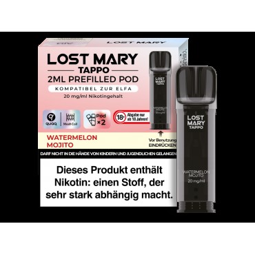 Lost Mary Tappo POD 2x - Watermelon Mojito