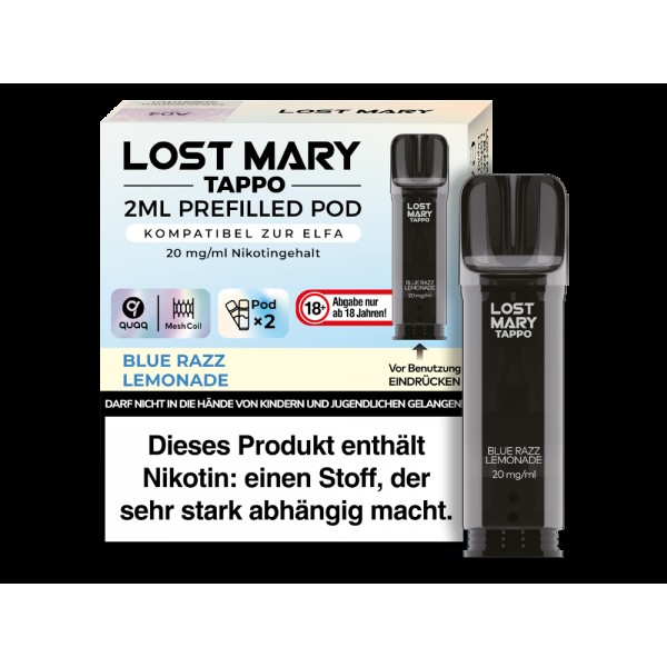 Lost Mary Tappo POD 2x - Blue Razz Lemonade