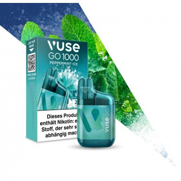 Vuse Go Box 1000 - Peppermint Ice
