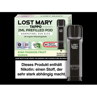Lost Mary Tappo POD 2x - Kiwi Passionfruit Guava