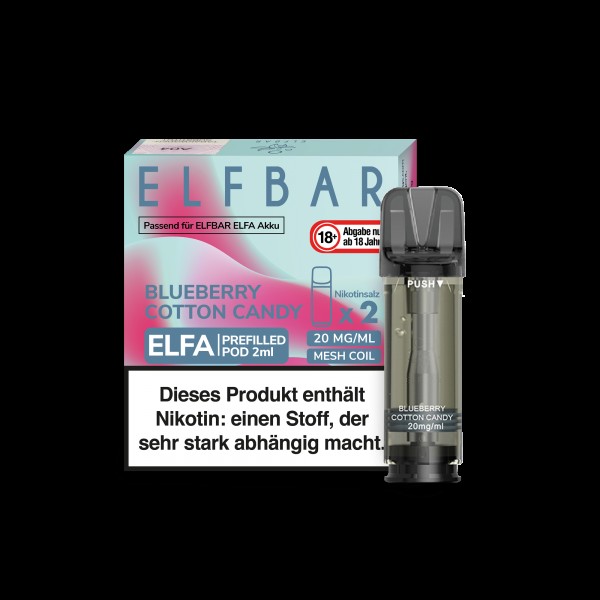 Elfa Pod - Blueberry Cotton Candy