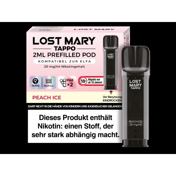 Lost Mary Tappo POD 2x - Peach Ice