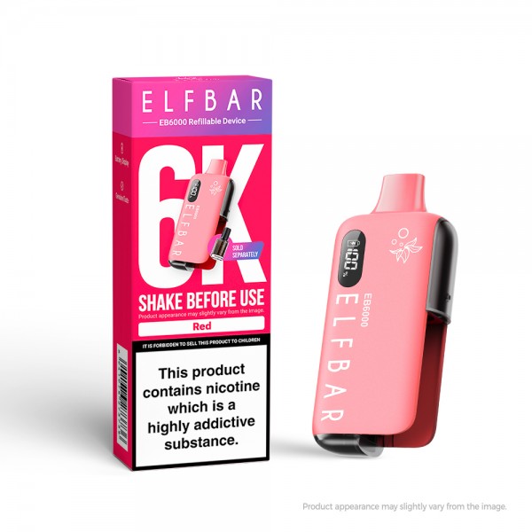 Elfbar 6000 Pod System - Red