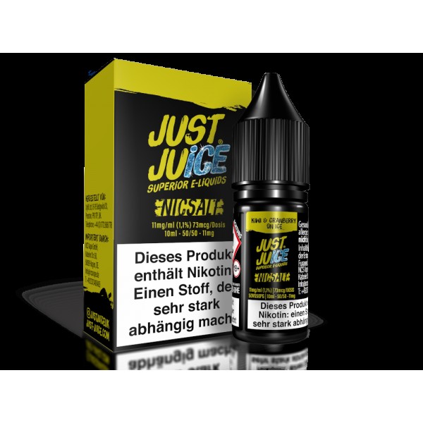 Just Juice - Kiwi & Cranberry on Ice