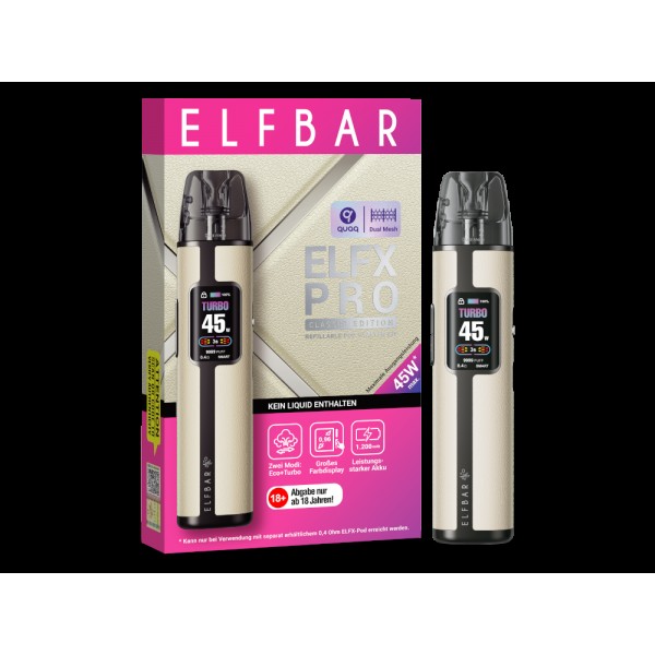 Elfbar Elfx Pro - Weiss
