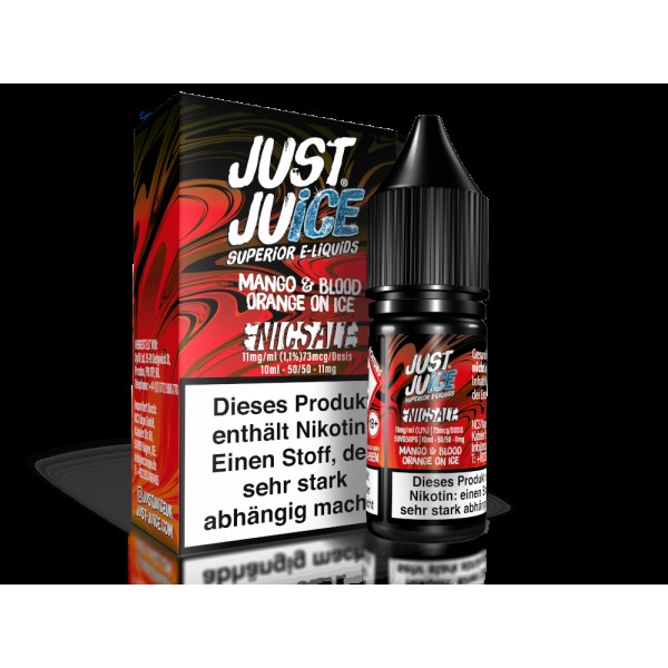 Just Juice - Fusion Mango & Blood Orange on Ice