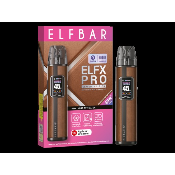 Elfbar Elfx Pro - Braun