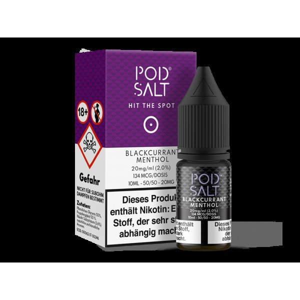 Pod Salt - Blackcurrant Menthol