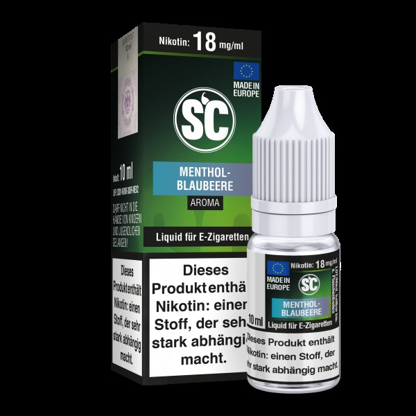 SC Liquid Menthol Blaubeere 10 ml